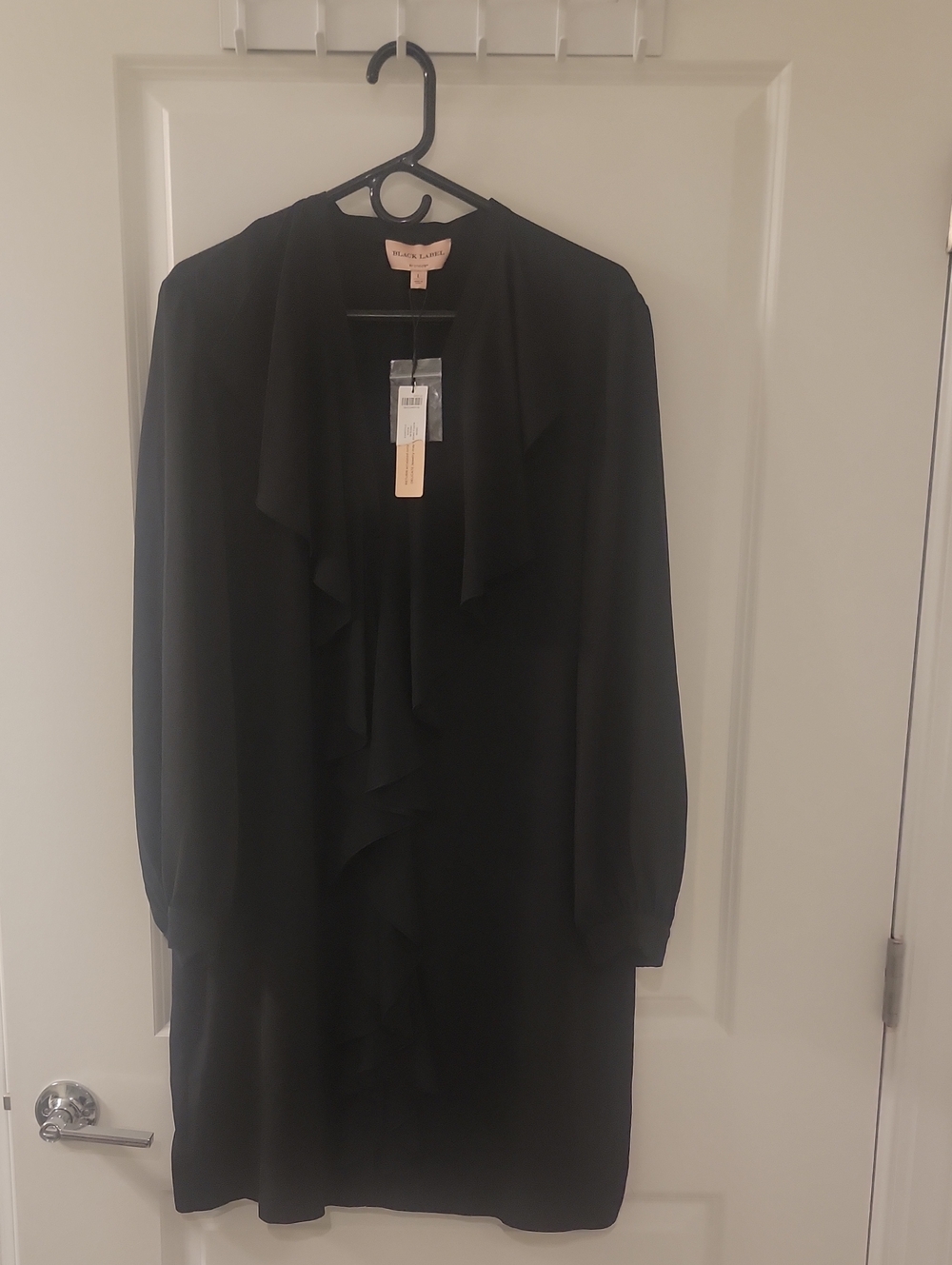 Black Label Chiffon Shirt Dress